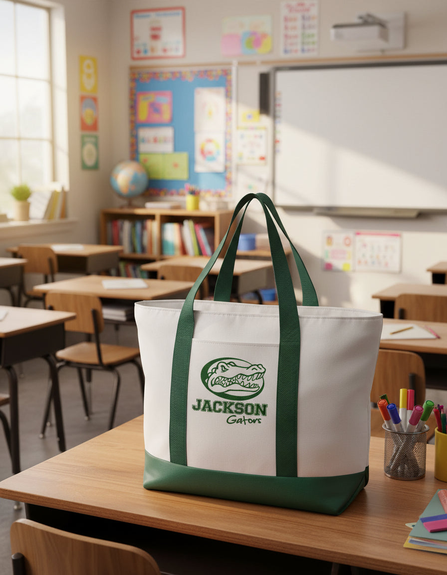 Jackson Bay View Giant Zippered Boat Tote