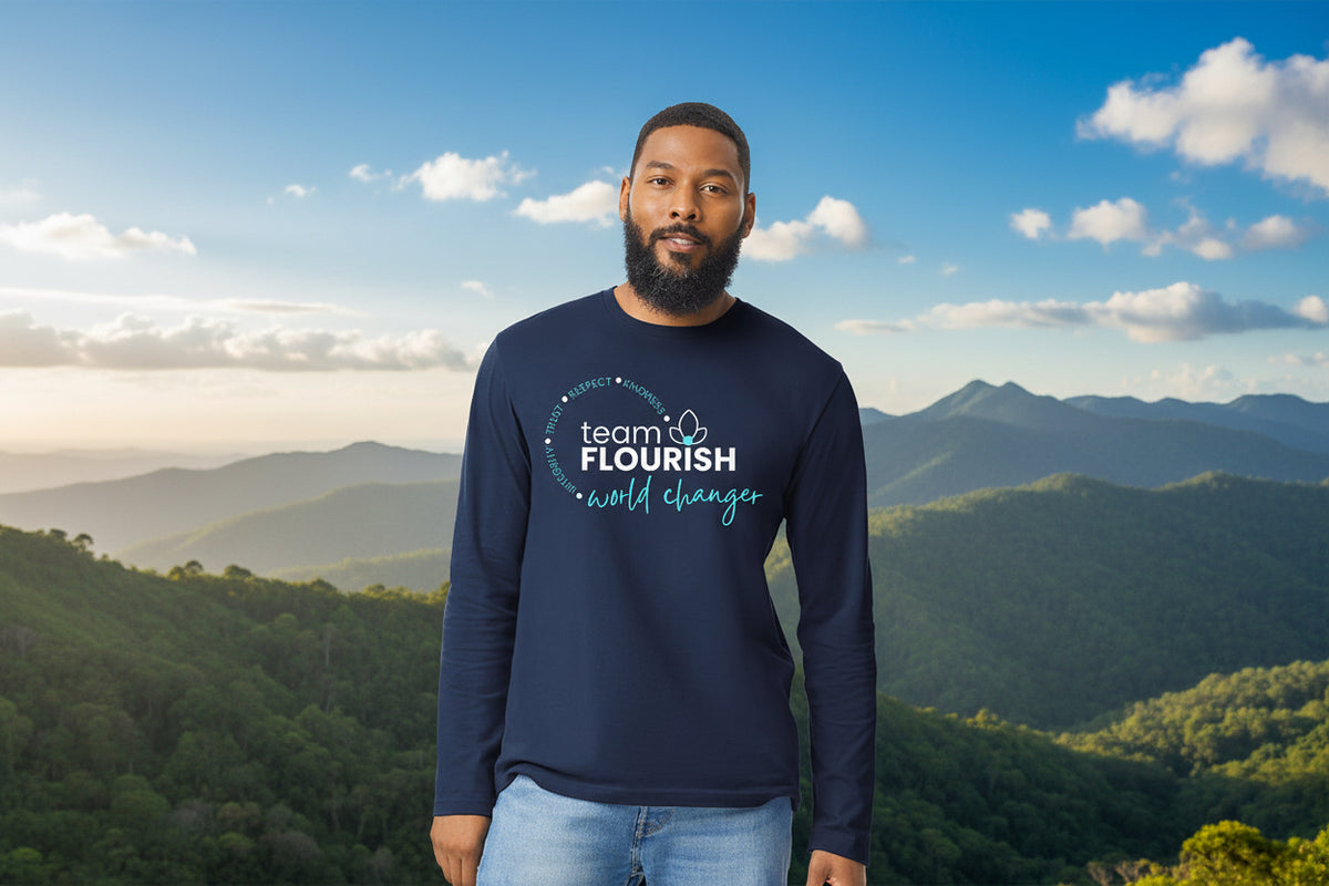 Team Flourish Unisex Long Sleeve Glitter