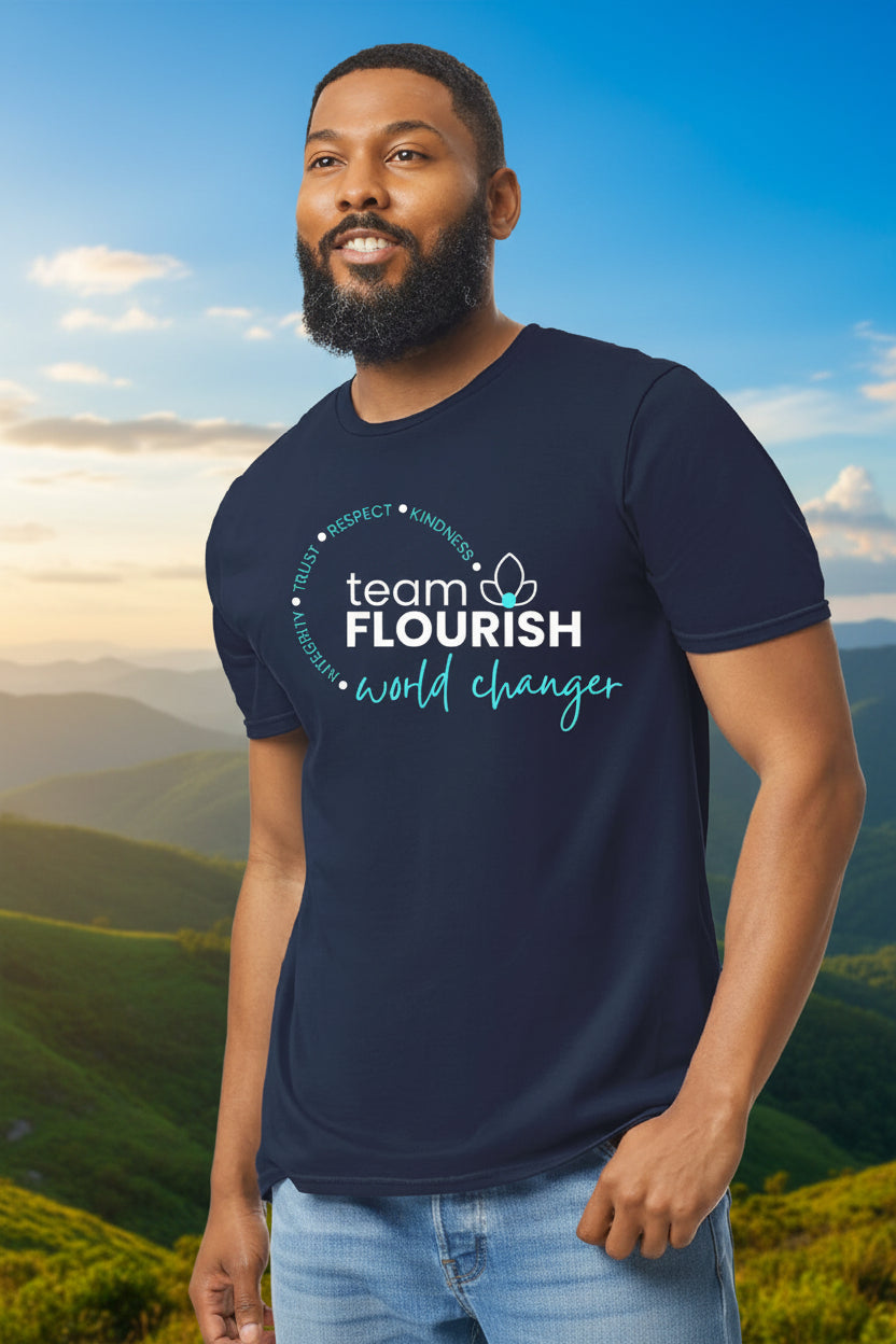 Team Flourish Unisex Shirt Glitter