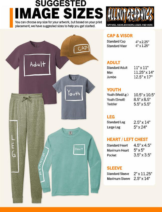 Suggested Size Chart
