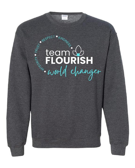 Team Flourish Unisex Crewneck Sweatshirt