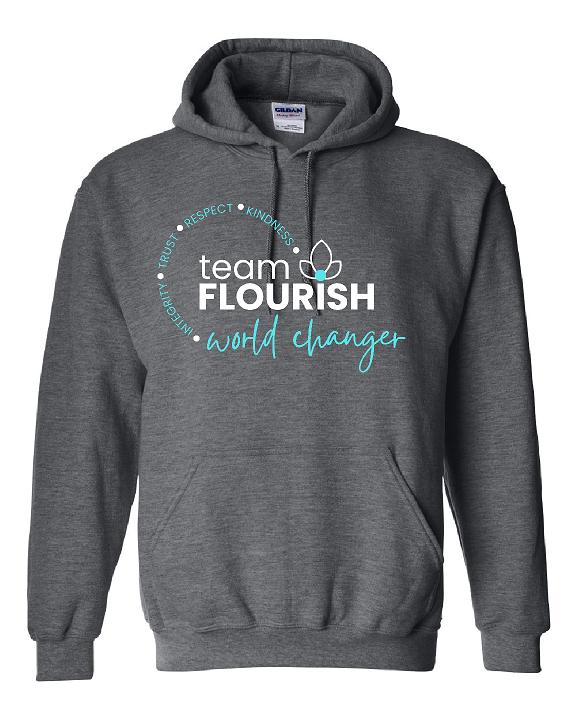 Team Flourish Unisex Hoodie Glitter