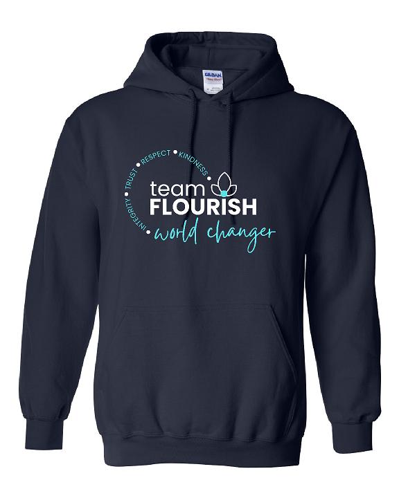 Team Flourish Unisex Hoodie Glitter