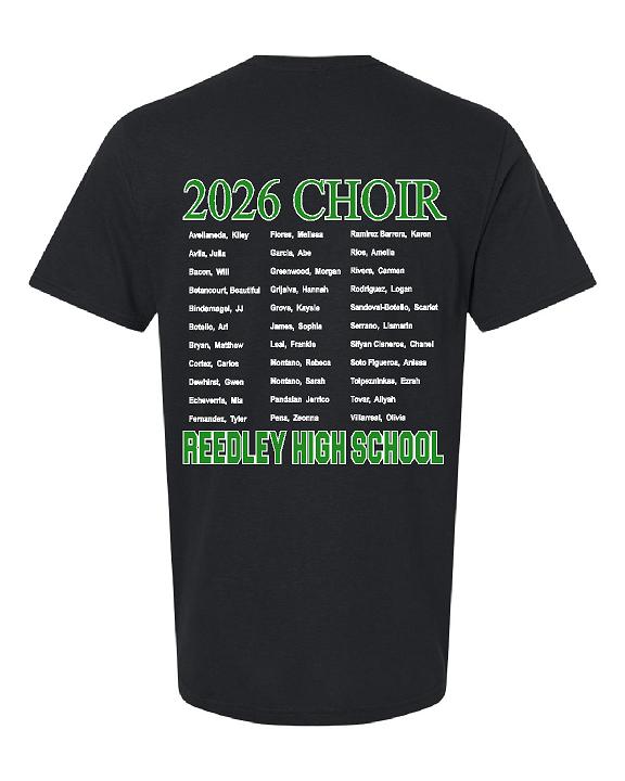 Reedley Choir 2026 Shirt