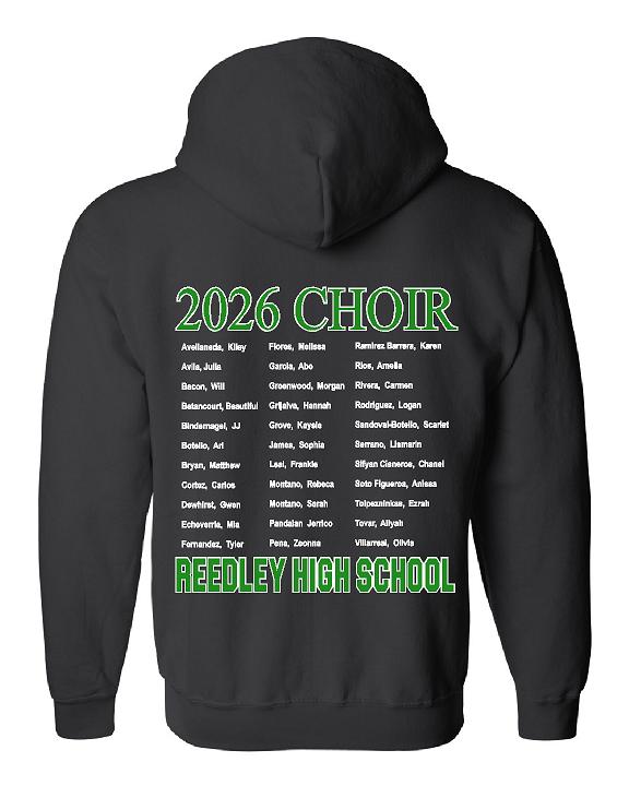 Reedley Choir 2026 Hoodie