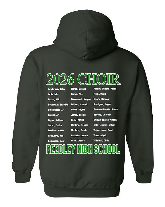 Reedley Choir 2026 Hoodie